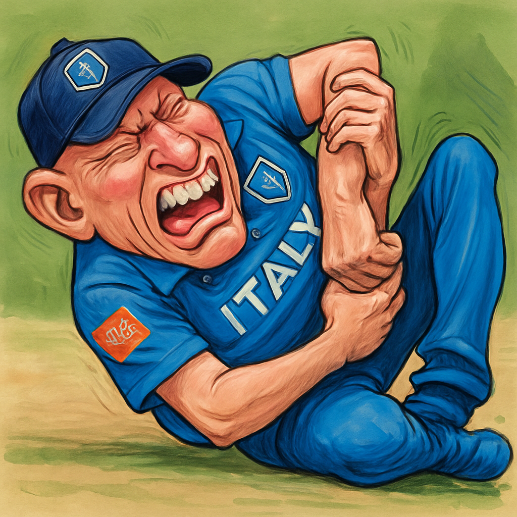 Madsen's Shoulder Injury Mars Italy Debut