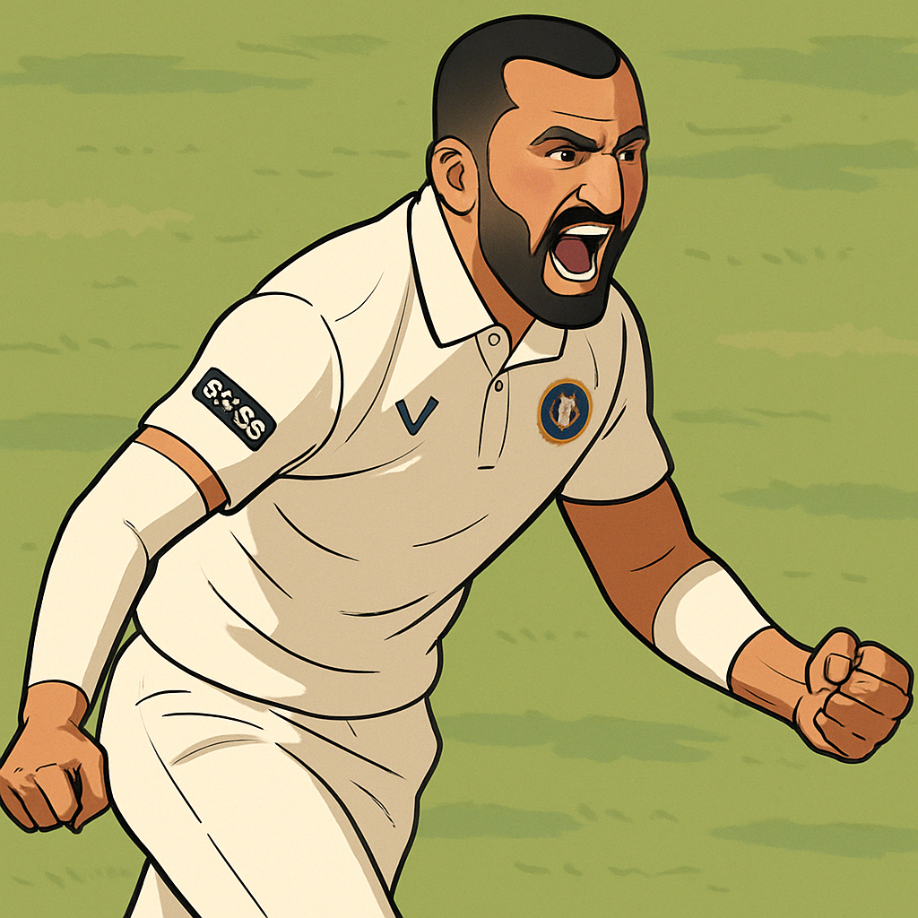 Gohar's five-for boosts Middlesex lead