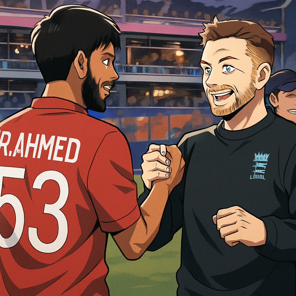 England's Sehwag-Inspired Victory Celebration